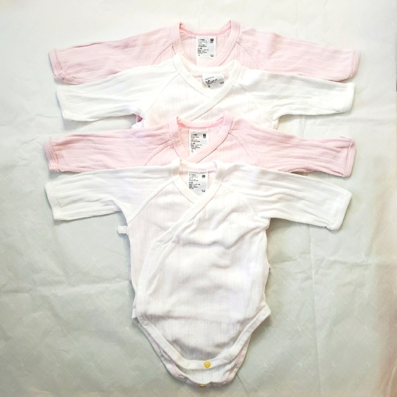 Uniqlo Baby (3-6M) Bodysuits (4-Pack) - Picture 1 of 7